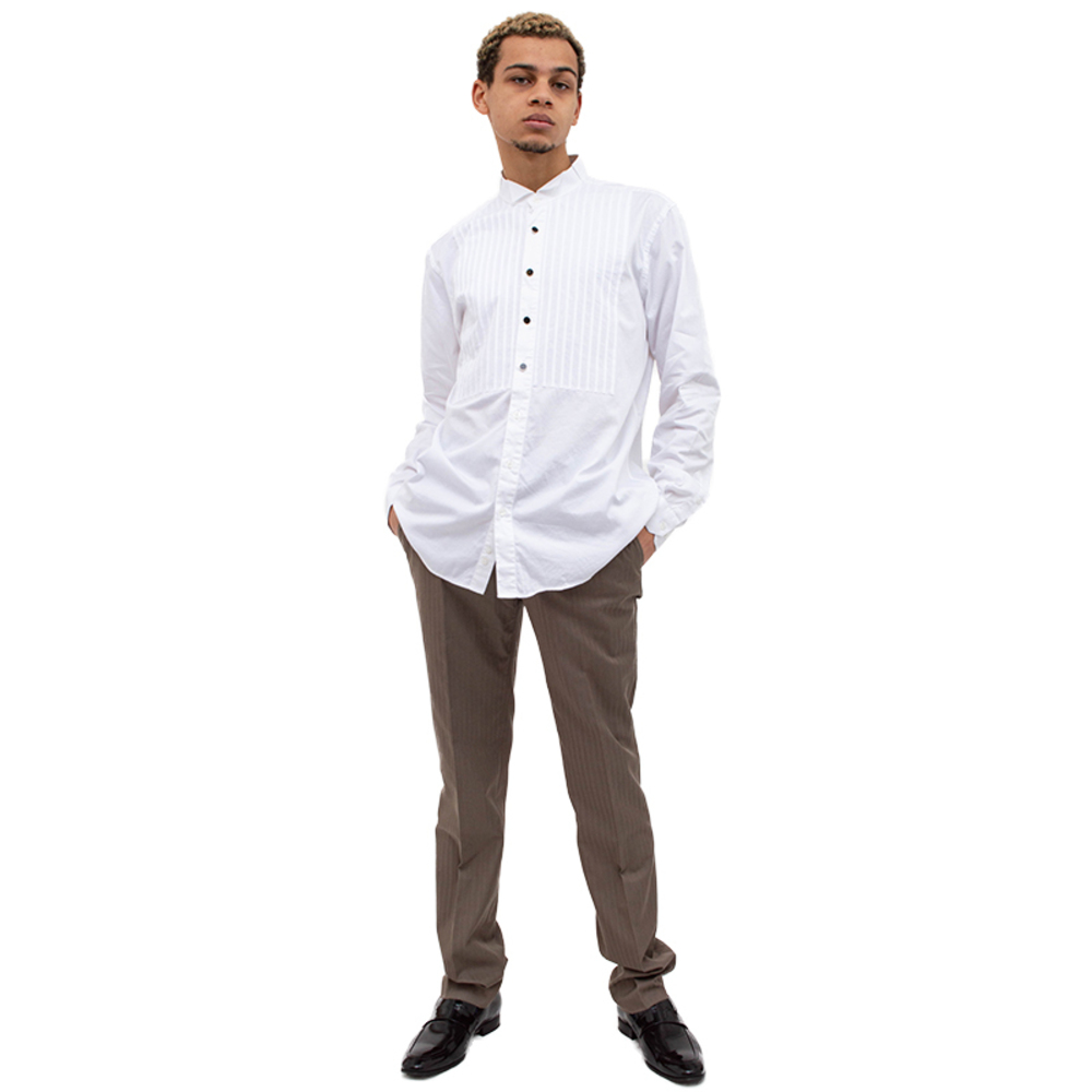 Network Shirt Men size L White
